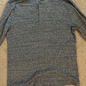 Old navy grey long sleeve with 3 buttons- size medium